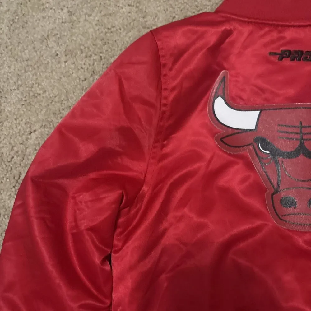 Pro Standard Toddler Boys' Chicago Bulls NBA Basketball Jacket - Red Size 2T